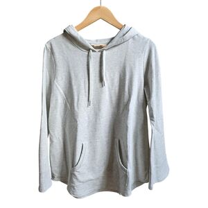 Style & Co. Bell Sleeve Hoodie - Light Gray - Med